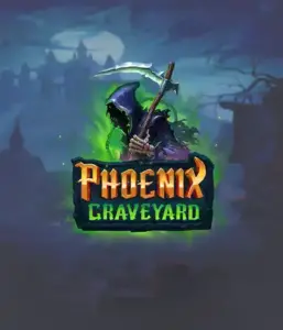 An immersive view of ELK Studios' Phoenix Graveyard slot, with its hauntingly beautiful graveyard and phoenix symbols. The visual highlights the slot's innovative expanding reels, coupled with its beautifully crafted symbols and gothic theme. The artwork conveys the game's mythological story of resurrection, making it enticing for those drawn to legends.