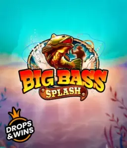 Explore the action-packed world of the Big Bass Splash game by Pragmatic Play, featuring a vibrant fish splashing out of water. This image depicts the spirit of fishing with striking text and exciting visuals. Great for those who love fishing-themed games, delivering a fun-filled gaming experience. 