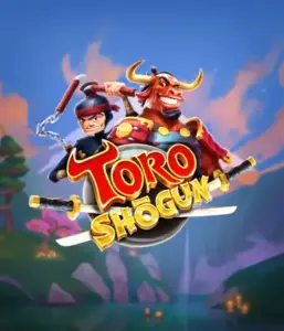 Enter the vibrant world of the Toro Shogun game by ELK Studios, highlighting a brave samurai and a playful red bull teaming up on an adventure. This image depicts the combination of fantasy with traditional Japanese elements, set against a picturesque forest backdrop. Ideal for those interested in cultural fusions in gaming, offering a unique adventure.